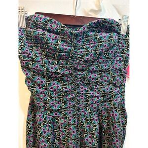 ✅3-for-$12✅ Whapllon Strapless Dress Black Purple‎ Teal Geometric Mini Party